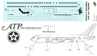 1:200 Windows & Frames, Boeing 767-200