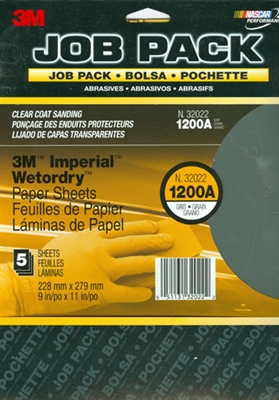 Wet 'n Dry Sandpaper, 1200 Grit