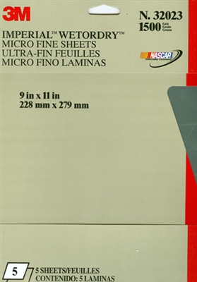 Wet 'n Dry Sandpaper, 1500 Grit