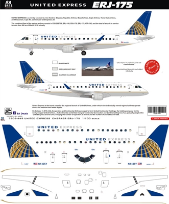 1:100 United Express Embraer 175
