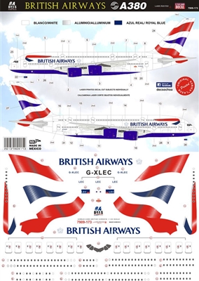 1:125 British Airways Airbus A.380-800