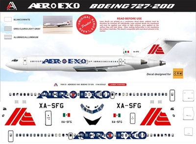 1:144 AeroExo Boeing 727-200F