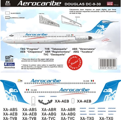 1:144 AeroCaribe Douglas DC-9-30