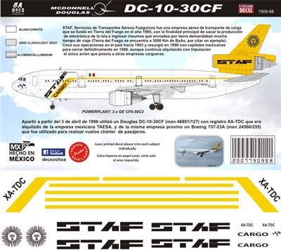 1:144 STAF Cargo McDD DC-10-30F