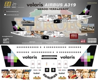 1:144 Volaris Airbus A.319 "Heroes Verdaderos"