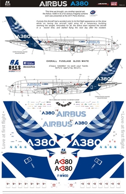 1:144 Airbus A.380-800 "Love at First Flight"