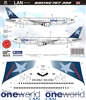 1:144 LAN "OneWorld" Boeing 767-300ER