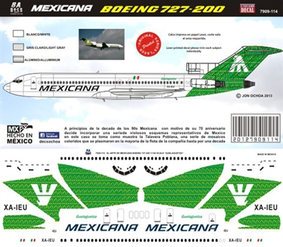 1:144 Mexicana 727-200 "Guelagetza"