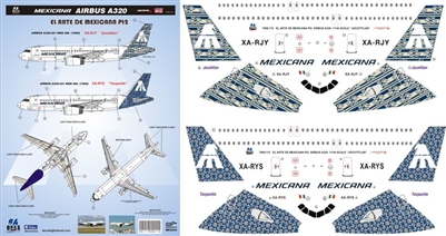 1:144 Mexicana Airbus A.320