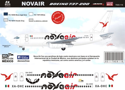 1:144 Nova Air Boeing 737-200