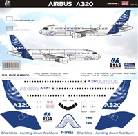 1:144 Airbus A.320 "Sharklet Jet"