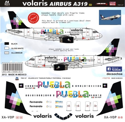 1:144 Volaris Airbus A.319 "Puebla"