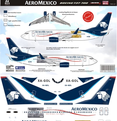 1:144 AeroMexico 'Banamex' Boeing 737-700