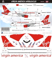 1:144 Virgin America Airbus A.320