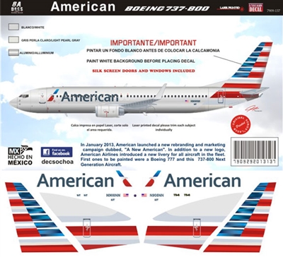 1:144 American Airlines Boeing 737-800