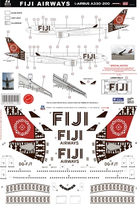 1:144 Fiji Airways Airbus A.330-200