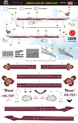 1:144 Thai Airways Airbus A.330-300