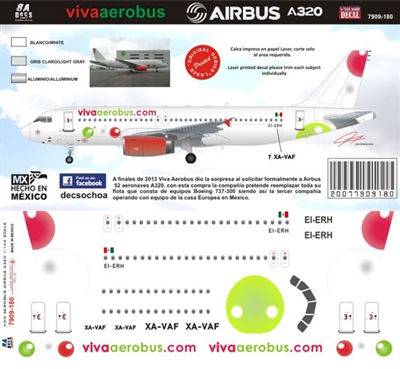 1:144 Viva Aerobus Airbus A.320
