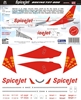 1:144 SpiceJet Boeing 737-800