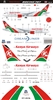 1:144 Kenya Airways Boeing 787-8