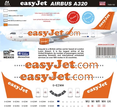 1:144 EasyJet Airbus A.320