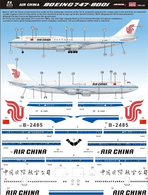 1:144 Air China Boeing 747-8I