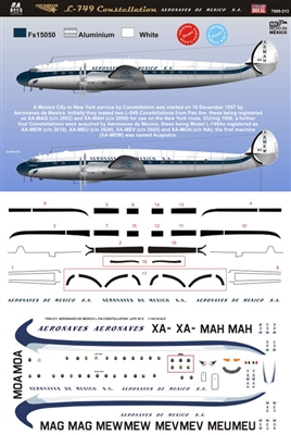 1:144 Aeroanves de Mexico Lockheed 749 Constellation