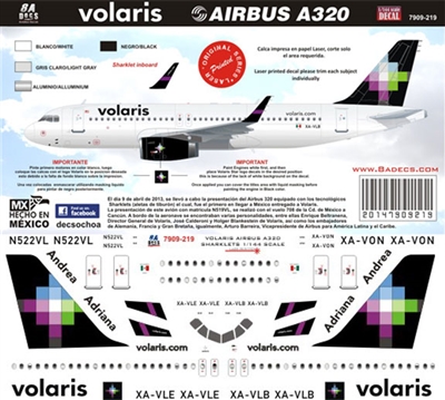 1:144 Volaris Airbus A.320