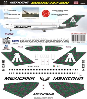 1:144 Mexicana Boeing 727-200 "Olinala"