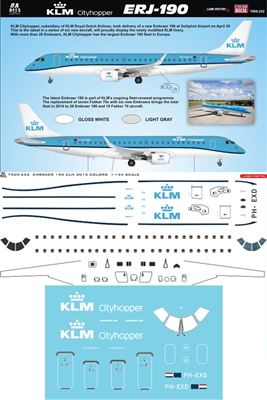 1:144 KLM (2015 cs) Embraer 190
