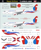1:144 Nepal Airlines (2015 cs) Airbus A.320