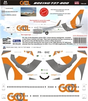 1:144 GOL (2015 cs) Boeing 737-800