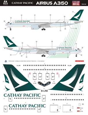 1:144 Cathay Pacific (2016 cs) Airbus A.350-900