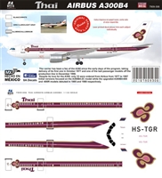 1:144 Thai Airways (1979 cs) Airbus A.300B4