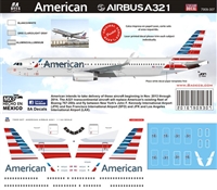 1:144 American Airlines (2015 cs) Airbus A.321