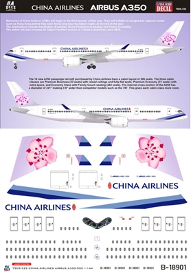 1:144 China Airlines Airbus A.350-900