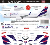 1:144 LATAM Airbus A.320