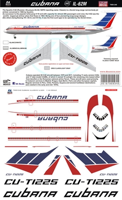 1:144 Cubana Ilyushin IL.62M