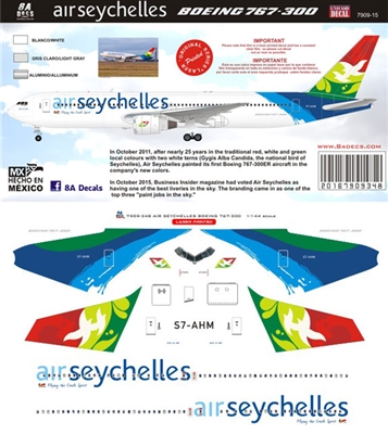1:144 Air Seychelles Boeing 767-300ER