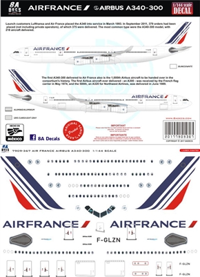 1:144 Air France Airbus A.340-300