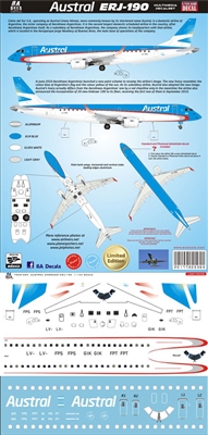 1:144 Austral (2015 cs) Embraer Emb.190