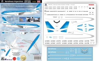 1:144 Aerolineas Argentinas (2015 cs) Boeing 737-800