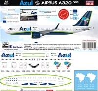 1:144 Azul Airbus A.320 NEO