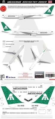 1:144 Mexicana Boeing 767-300ER