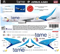 1:144 TAME Ecuador Airbus A.320