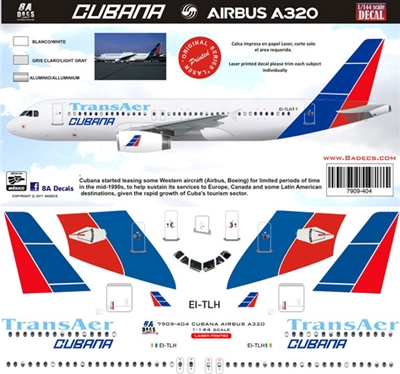 1:144 Cubana Airbus A.320