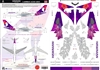 1:144 Hawaiian Airlines (2017 cs) Airbus A.330-200 (Zvezda)