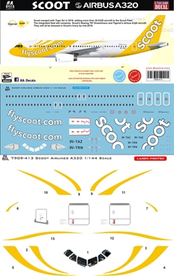 1:144 Scoot Airlines Airbus A.320