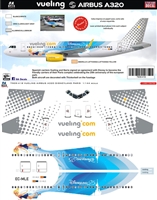 1:144 Vueling Airbus A.320 'Disneyland'