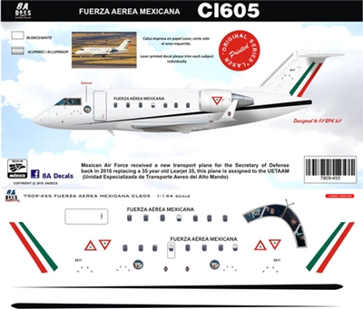 1:144 Fuerza Aerea Mexicana Cl.605 Challenger